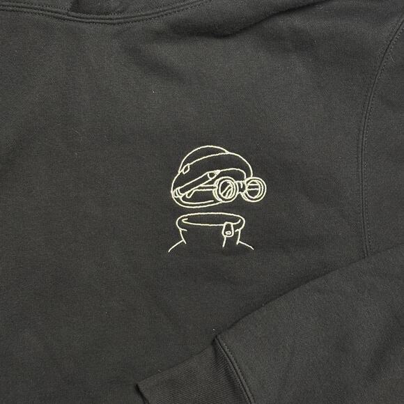Invisible Friends Black Hoodie Medium Limited Drop Streetwear Merch - Picture 5 of 6